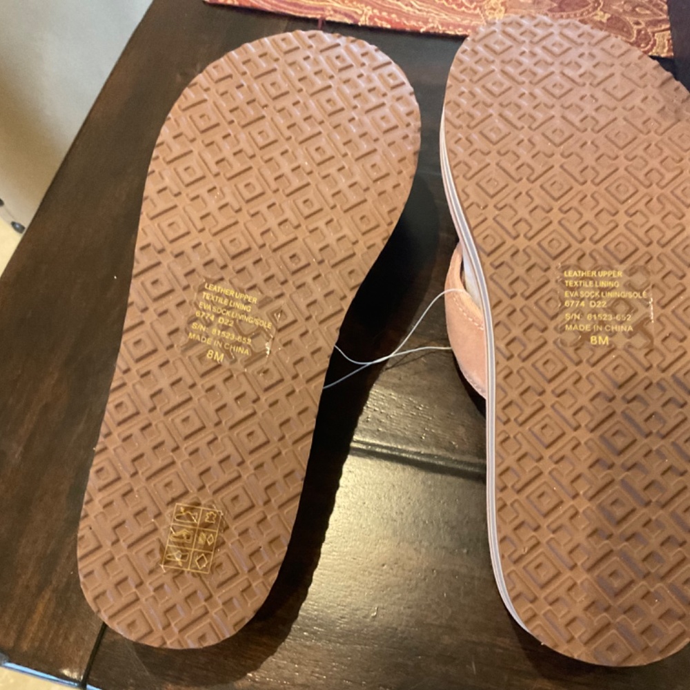 Tory Burch 70s Flatform Flip Flop,mallow/blancmange/lavender , BNIB - Picture 4 of 6